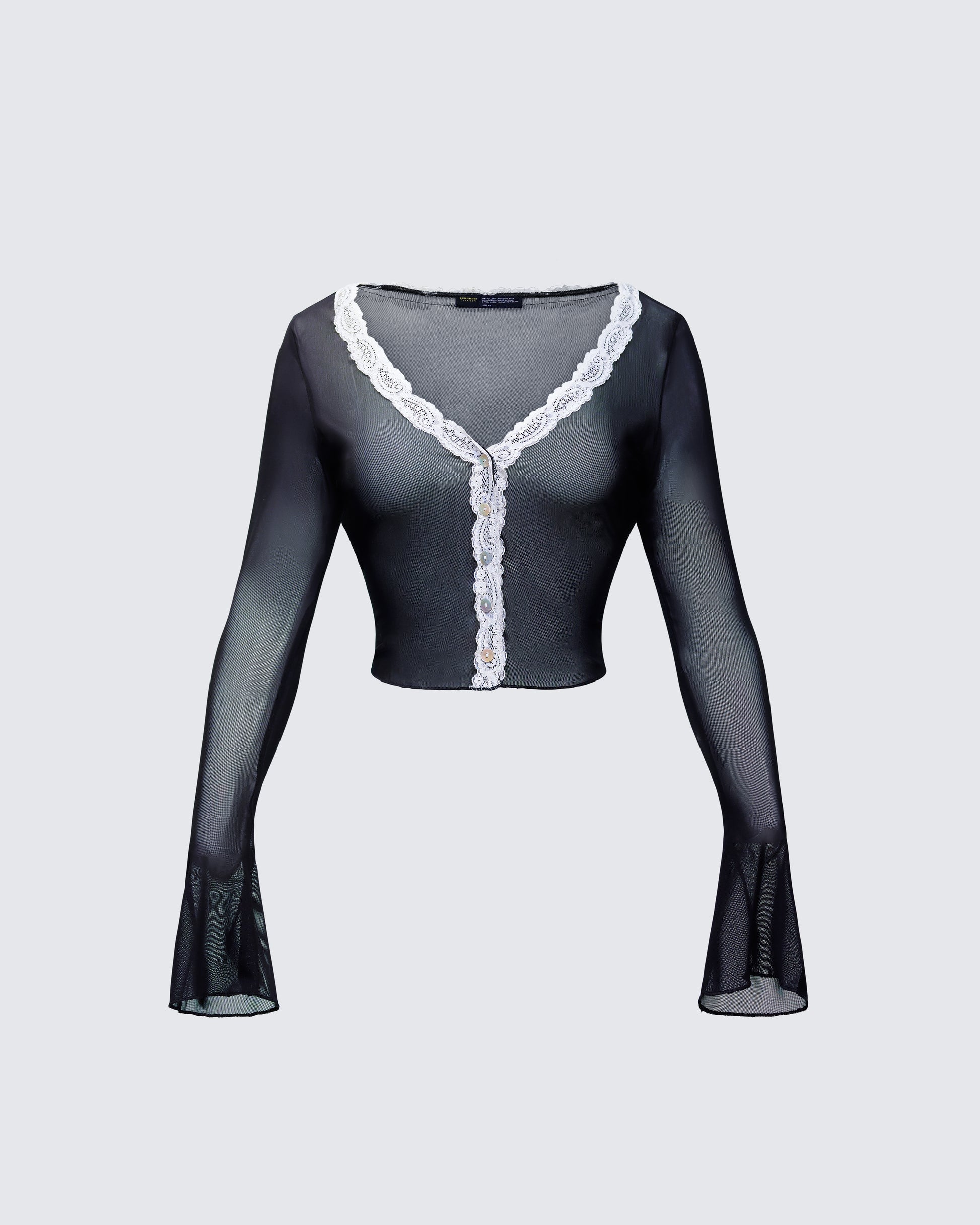 Finesse Aurelia Long Sleeve Mesh Top