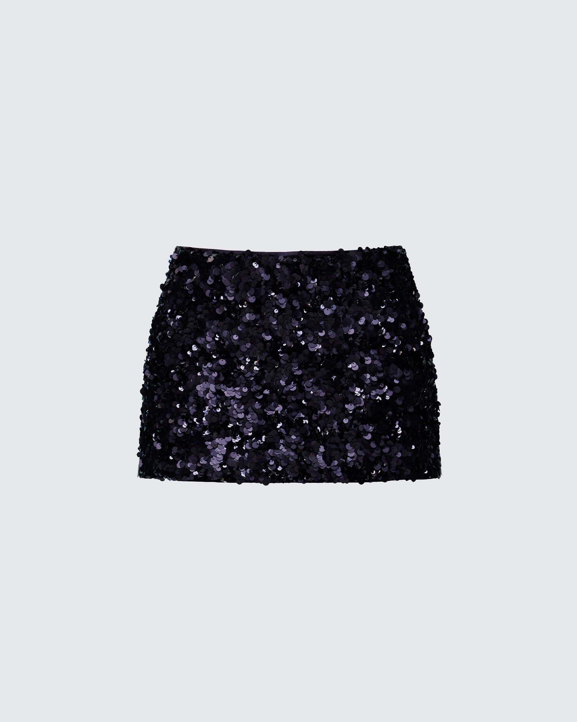 Finesse Twila Shell Sequin Mini Skirt
