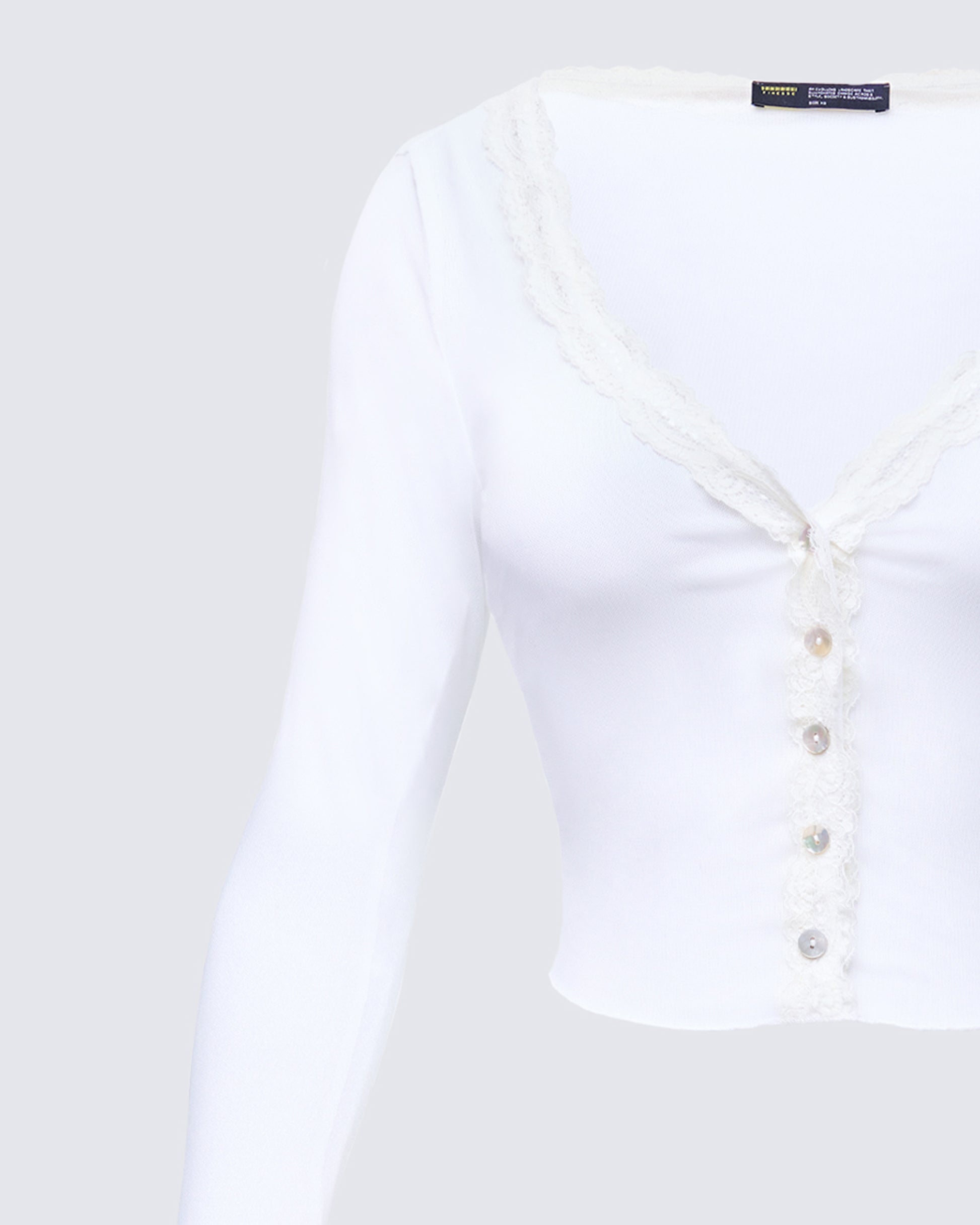 Finesse Aurelia Long Sleeve Mesh Top