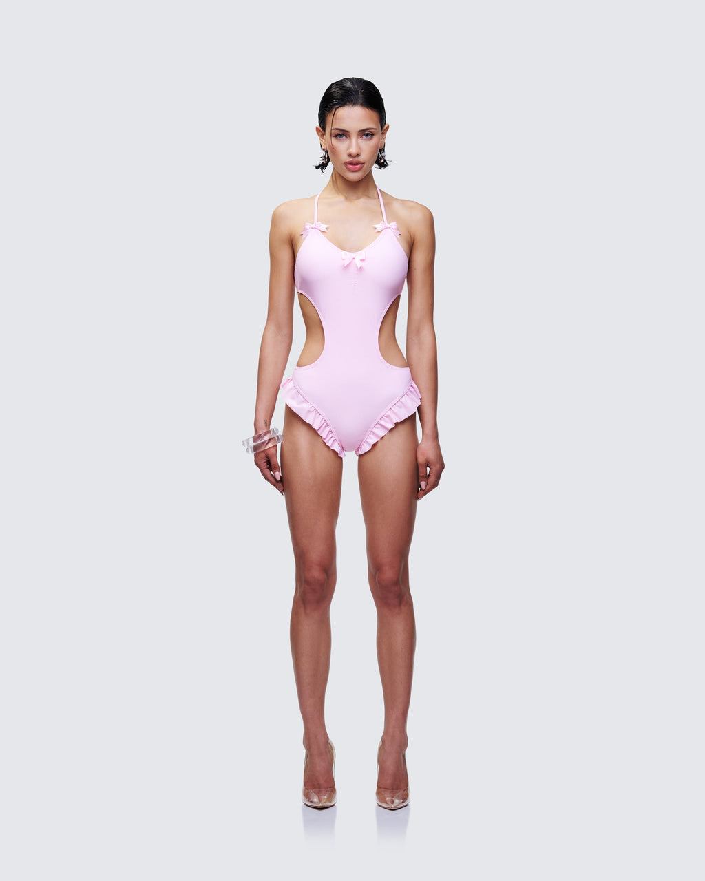 Finesse Persephone Pink Bow Swimsuit