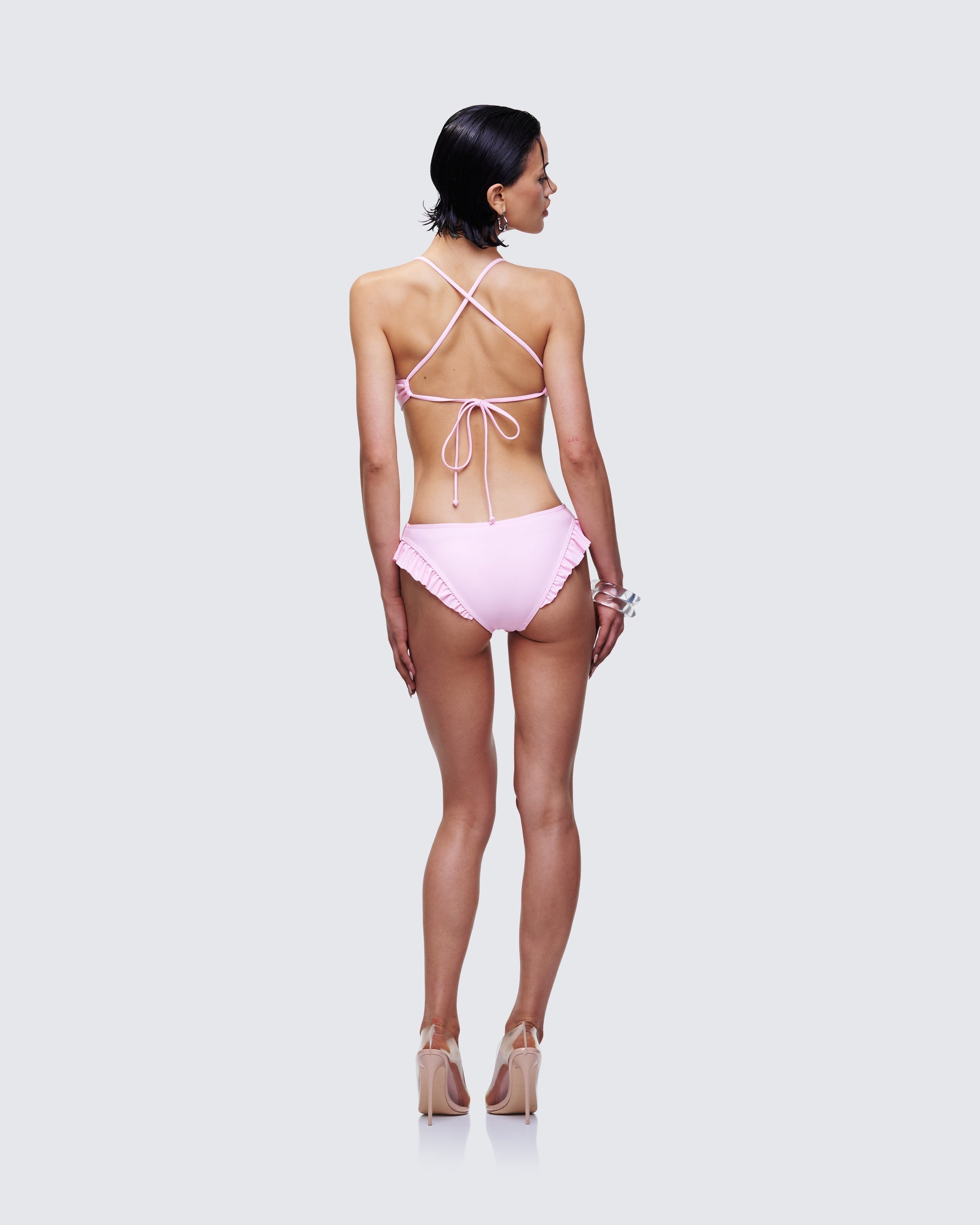 Finesse Persephone Pink Bow Swimsuit