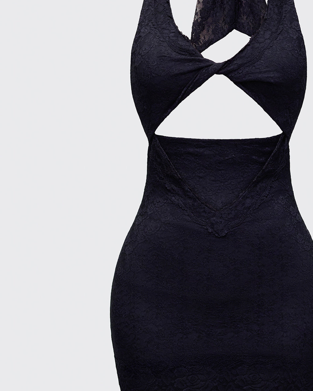 Finesse Rinna Lace Cut Out Mini Dress