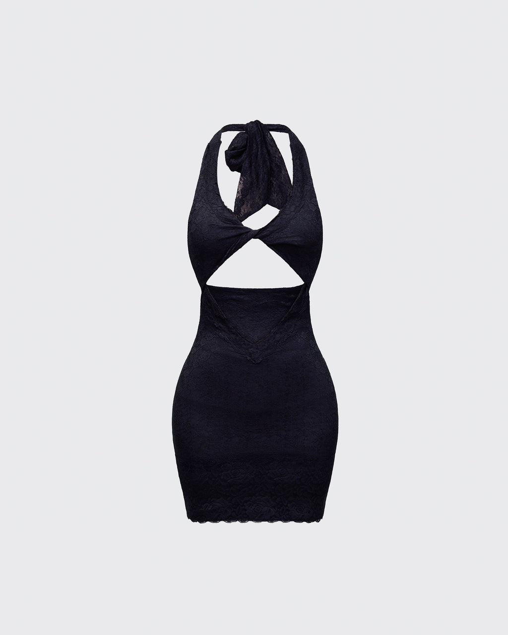Finesse Rinna Lace Cut Out Mini Dress