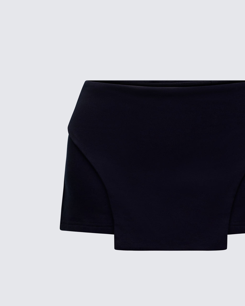 Finesse Shiloh Black Jump Hem Mini Skirt