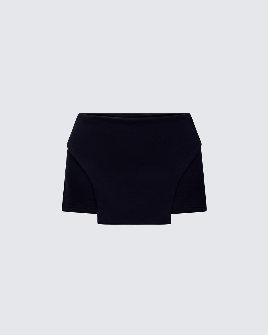 Finesse Shiloh Black Jump Hem Mini Skirt