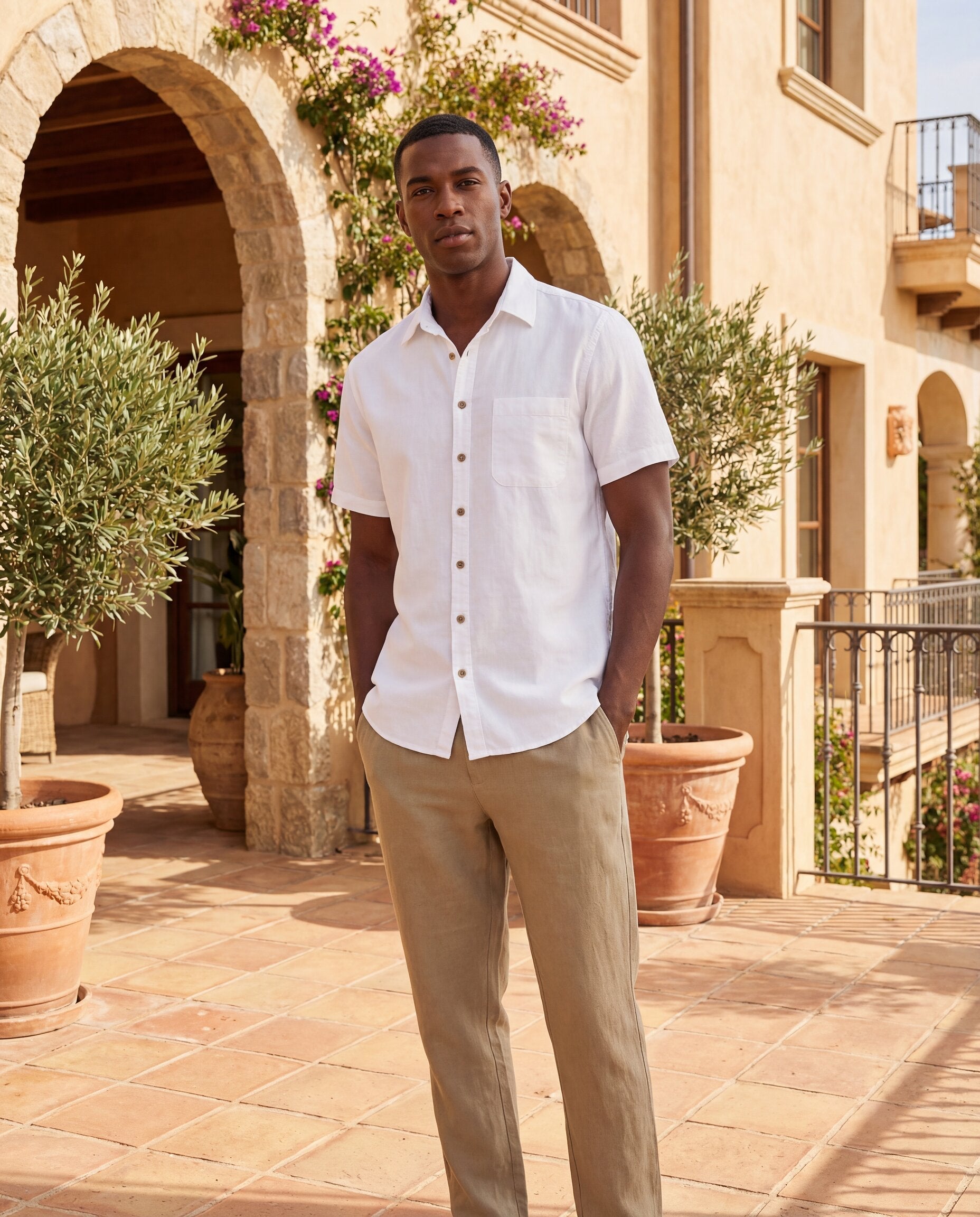 Cotton Natural Men's Miramar Shirt