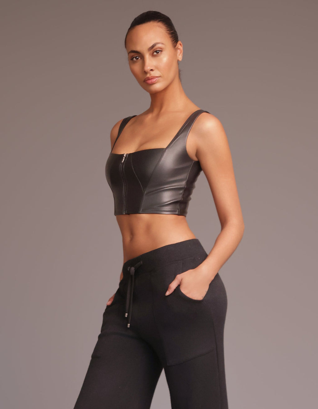 Heroine Sport LEATHER BUSTIER