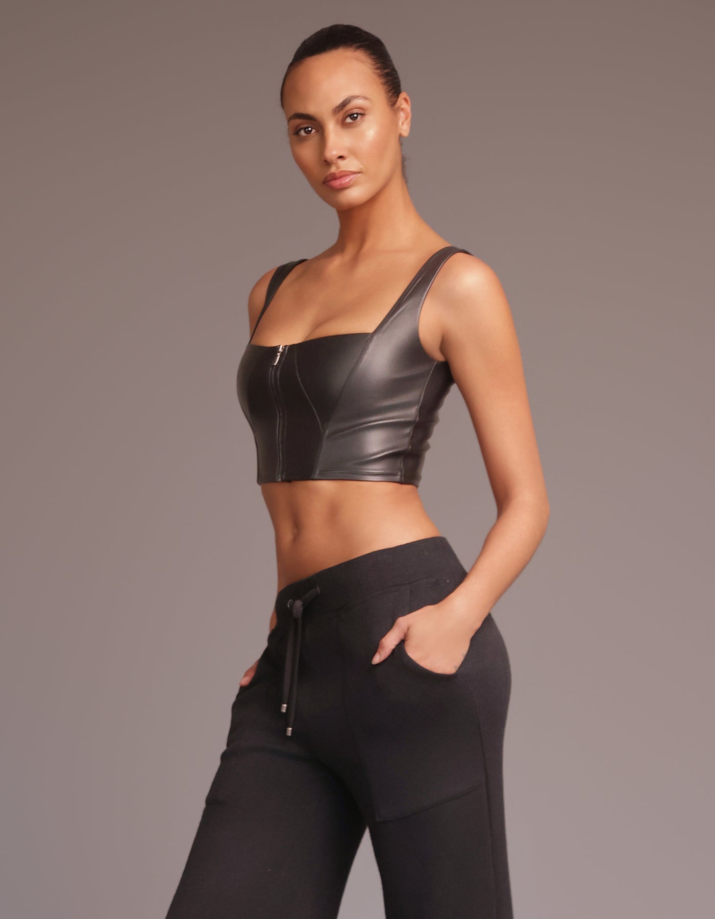 Heroine Sport LEATHER BUSTIER
