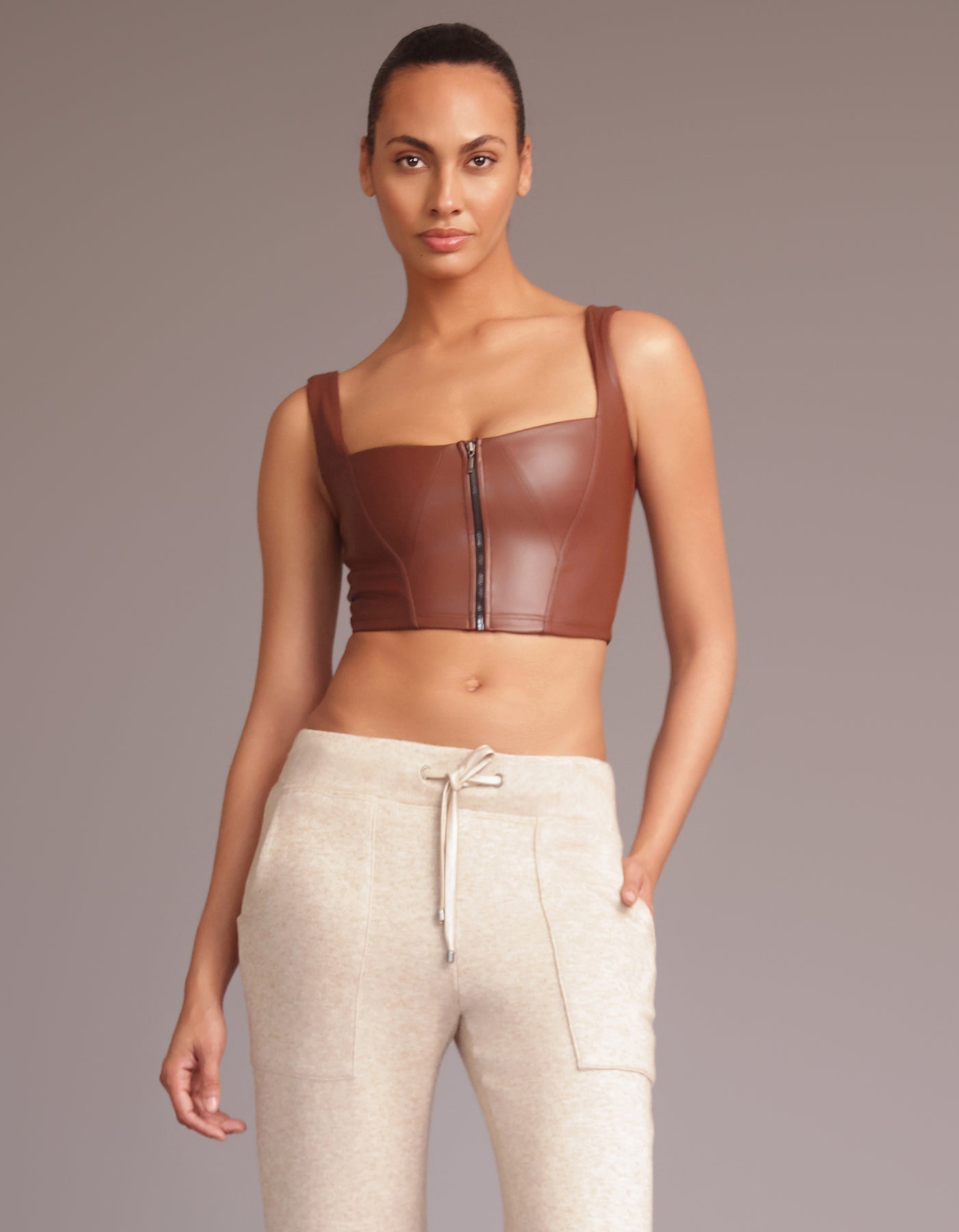 Heroine Sport LEATHER BUSTIER