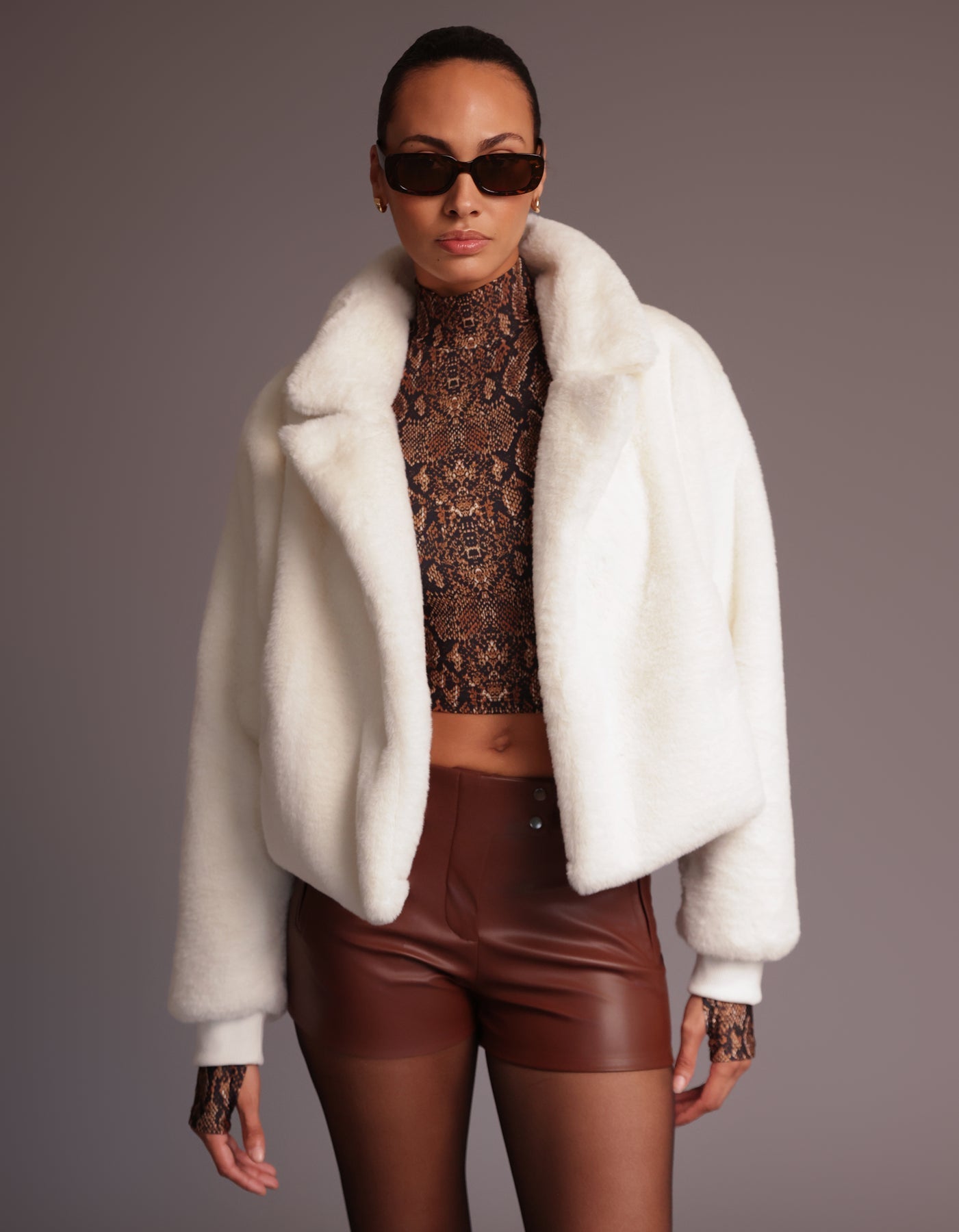 Heroine Sport Fur Blazer Jacket