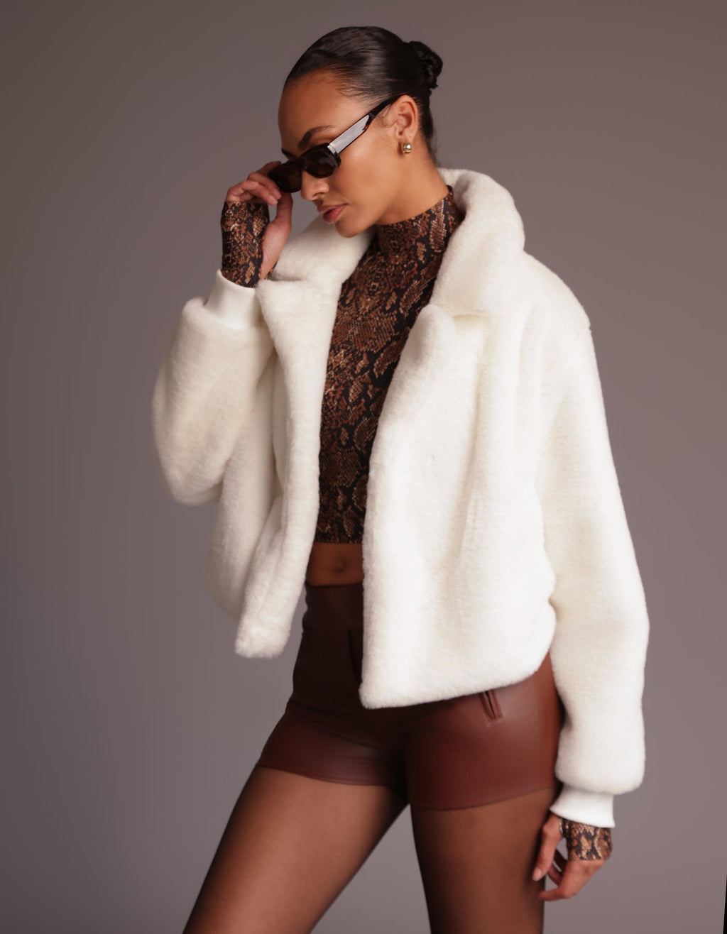 Heroine Sport Fur Blazer Jacket