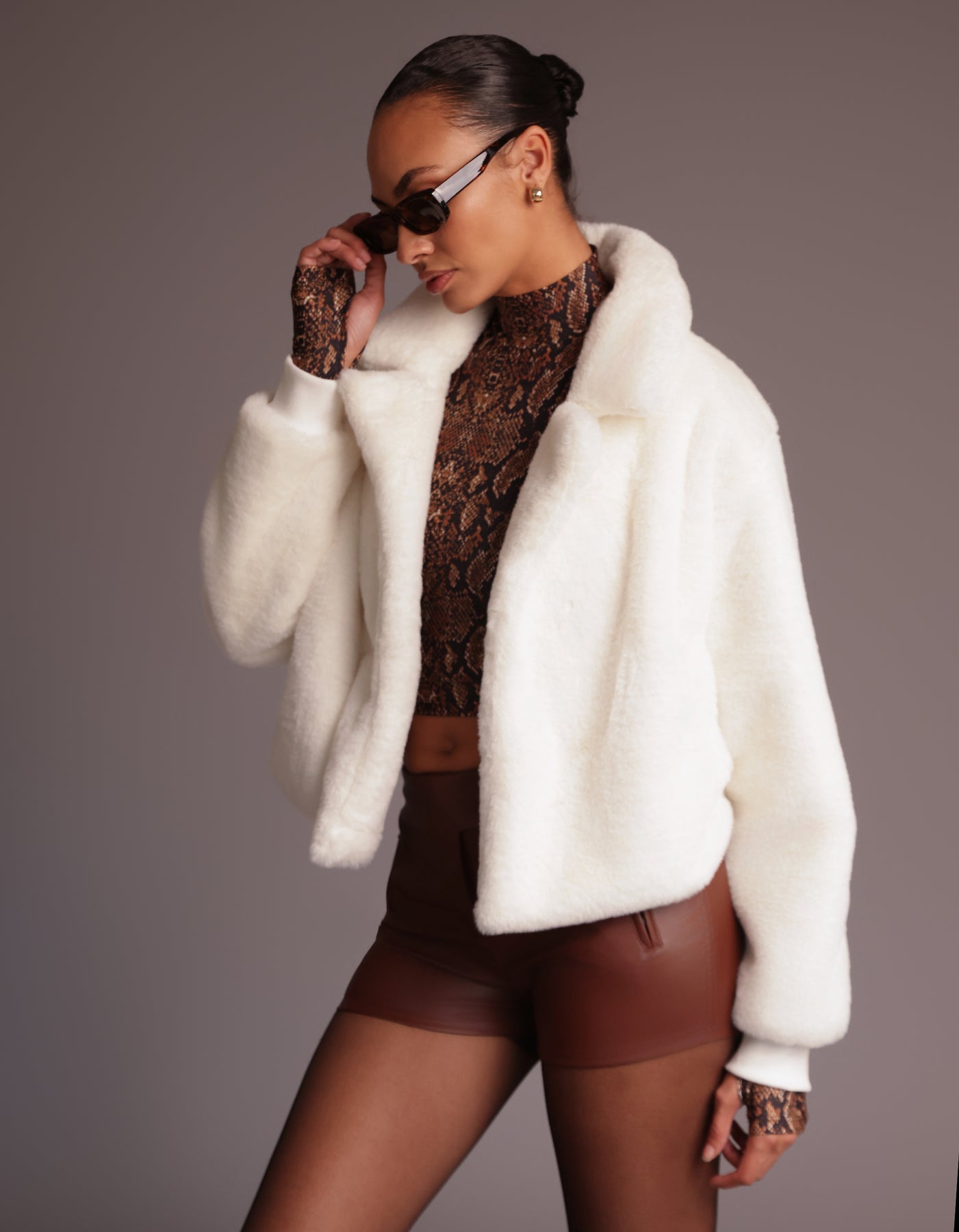 Heroine Sport Fur Blazer Jacket