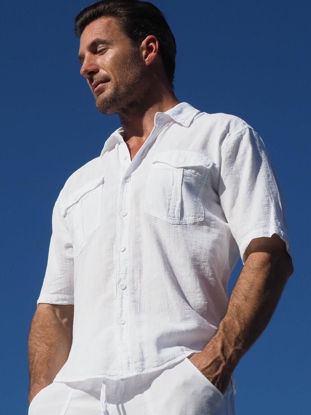 Cotton Natural Men's Halo Shirt