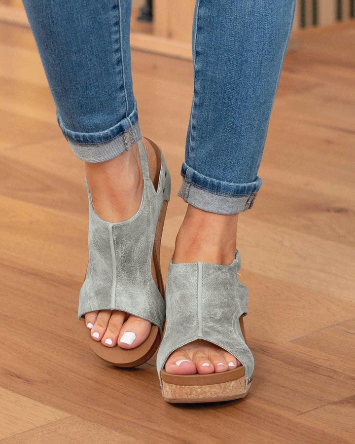 Harper & Lane Madeline - Vegan Wedge Sandals