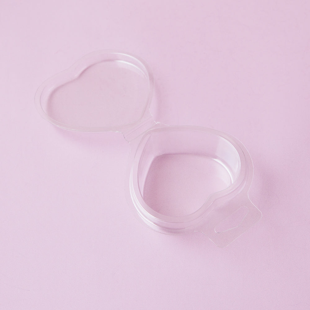 Bramble Berry Heart Clamshell Mold - 10 molds