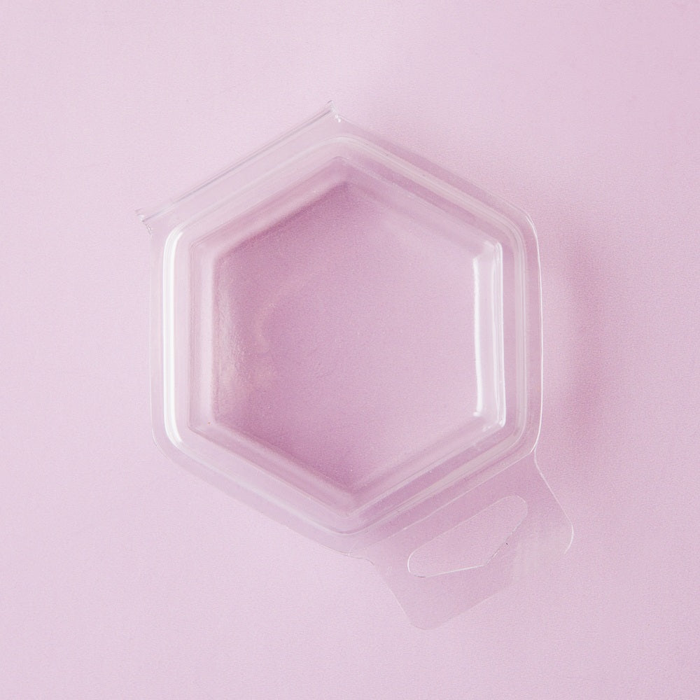 Bramble Berry Hexagon Clamshell Mold - 10 molds