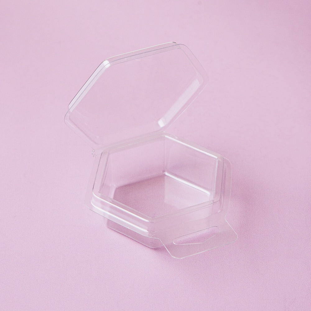 Bramble Berry Hexagon Clamshell Mold - 10 molds