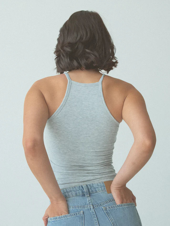 Klassy Ribbed High Neck Brami
