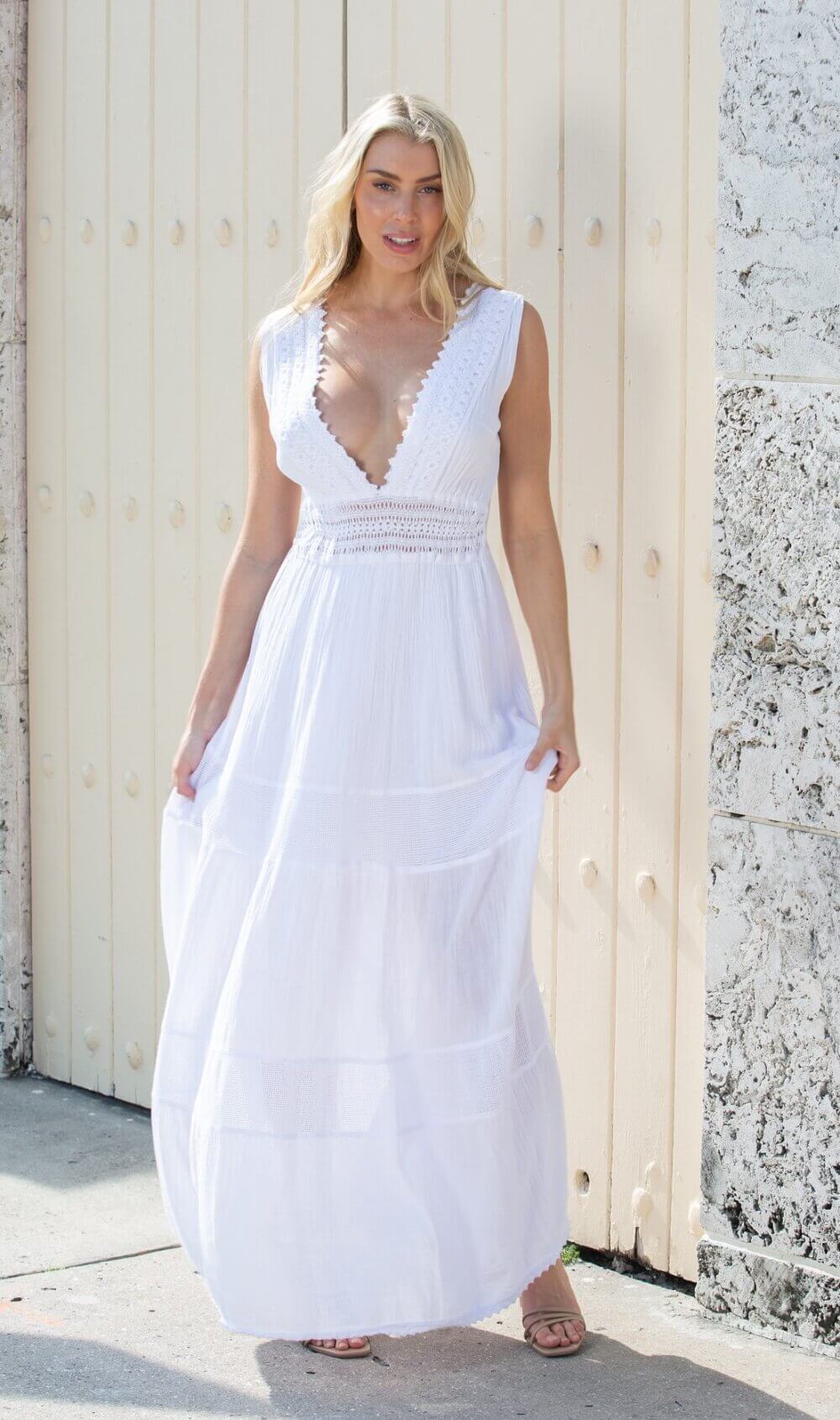 Cotton Natural Women's Saint Tropez Dress