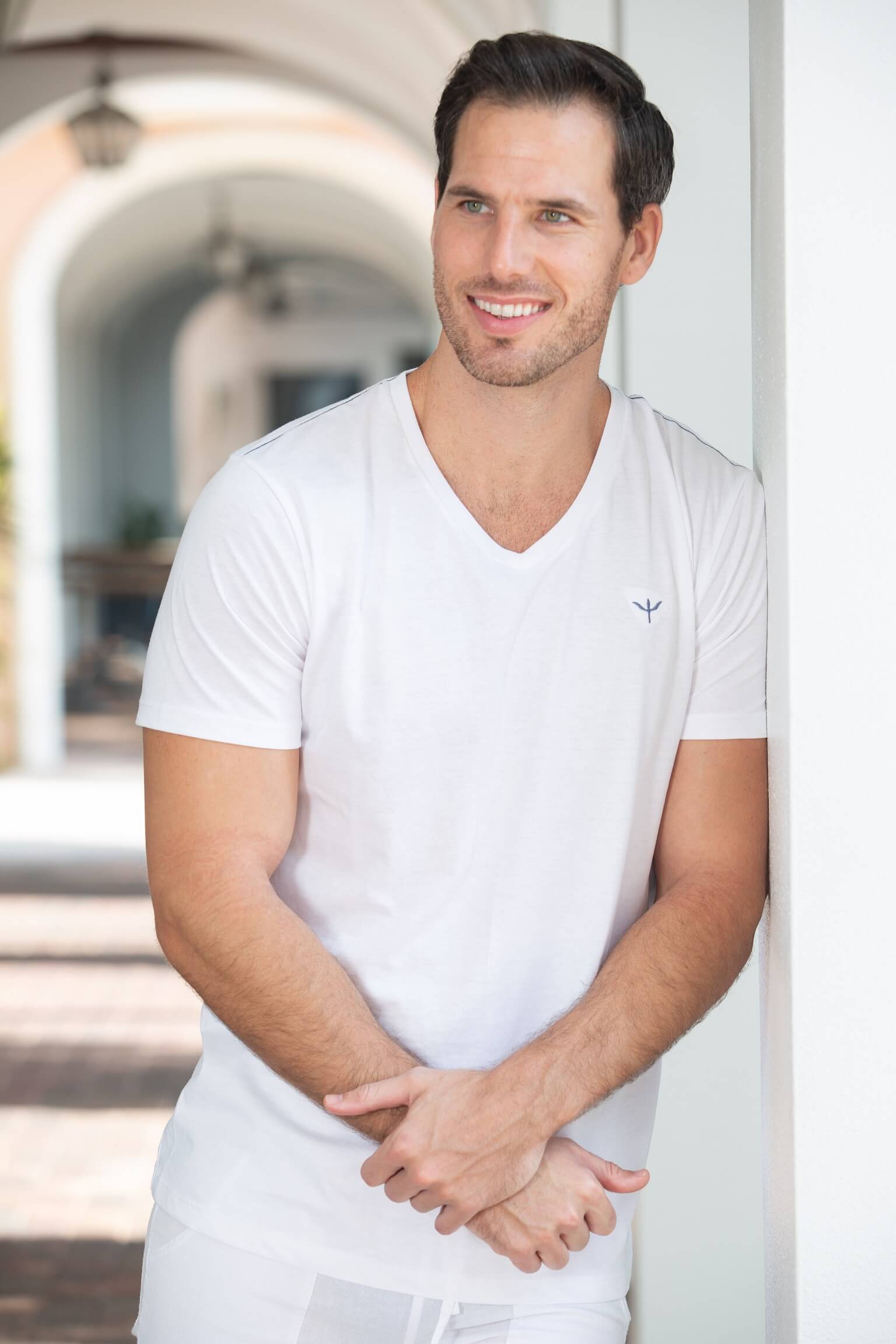 Cotton Natural Men's Sky T-Shirt