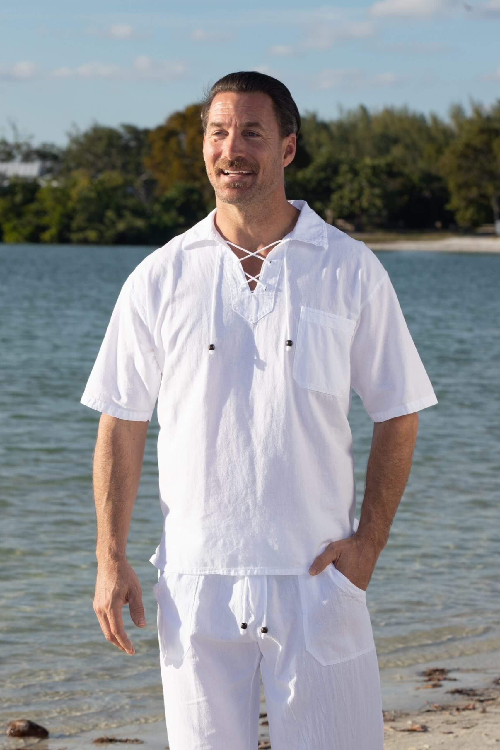 Cotton Natural Men's Kauai Shirt