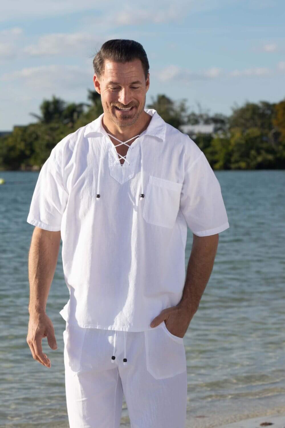 Cotton Natural Men's Kauai Shirt