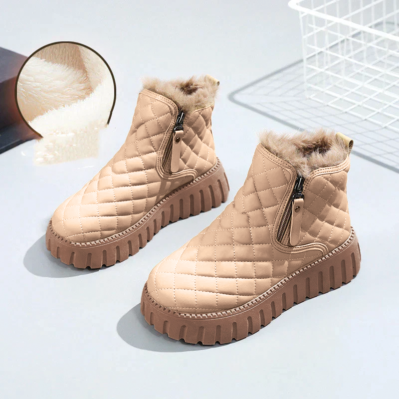 Harper & Lane Lily - Checkered Ankle Boots