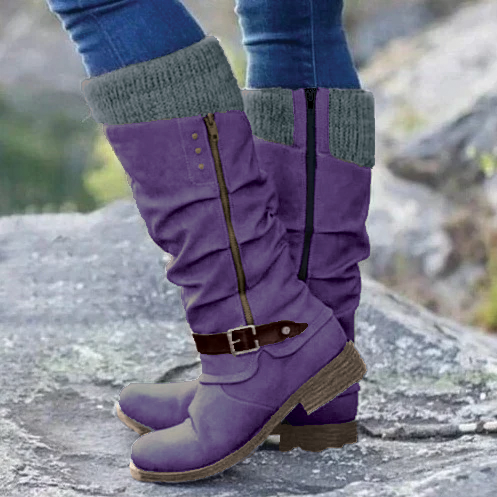 Harper & Lane Teresa - Buckle Knee-High Boots