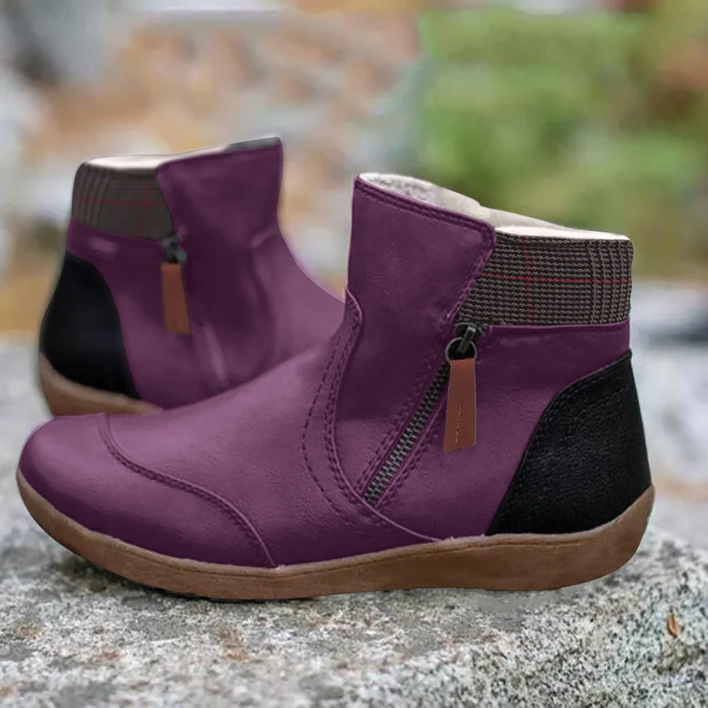 Harper & Lane Laurie - Faux Fur Ankle Boots