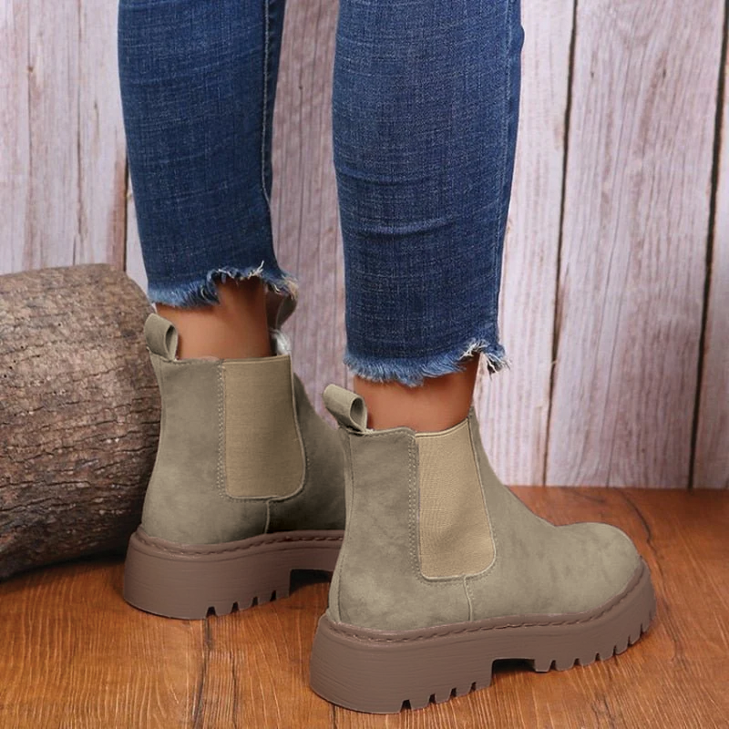 Harper & Lane Olivia - Chunky Ankle Boots