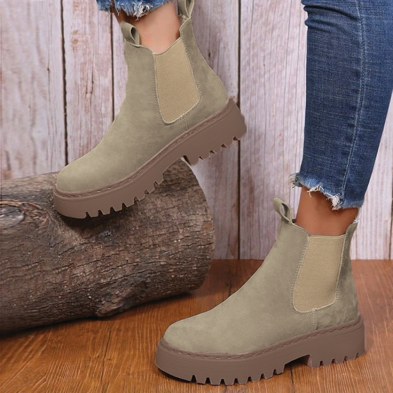 Harper & Lane Olivia - Chunky Ankle Boots