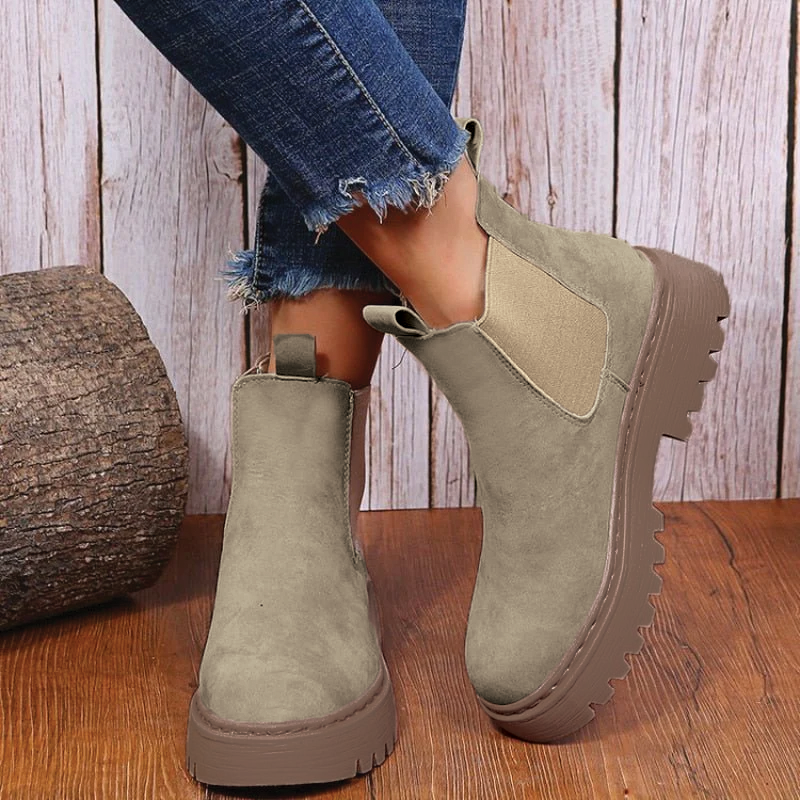 Harper & Lane Olivia - Chunky Ankle Boots