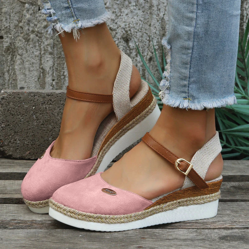Harper & Lane Lillian - Closed-Toe Platform Espadrilles