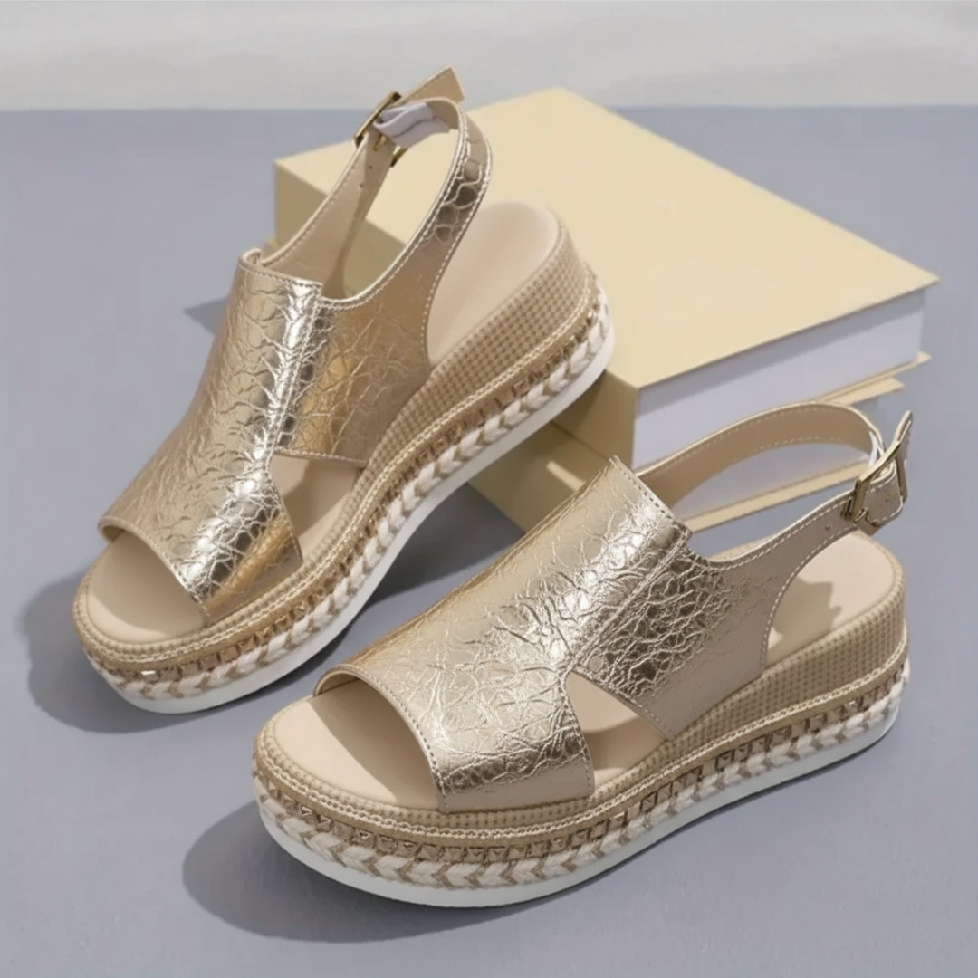 Harper & Lane Sandra - Platform Slingback Sandals