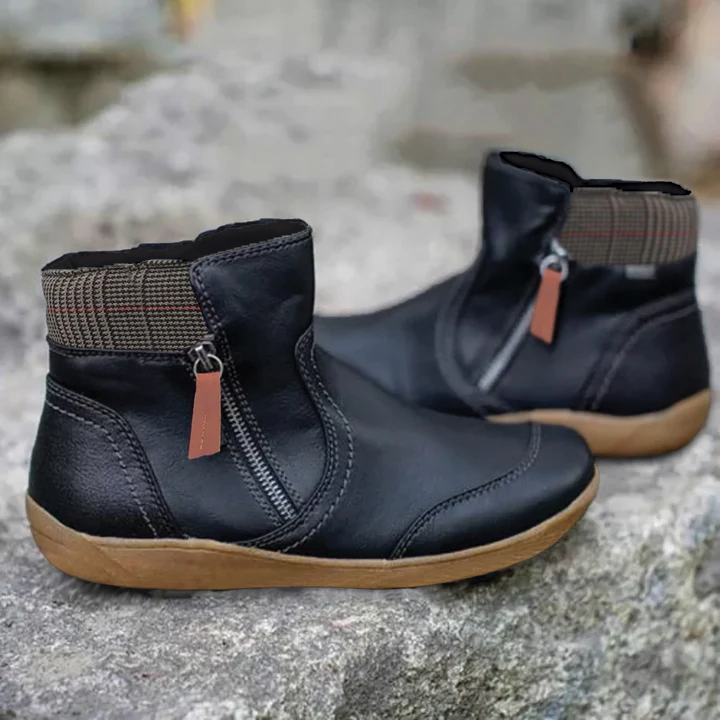 Harper & Lane Laurie - Faux Fur Ankle Boots