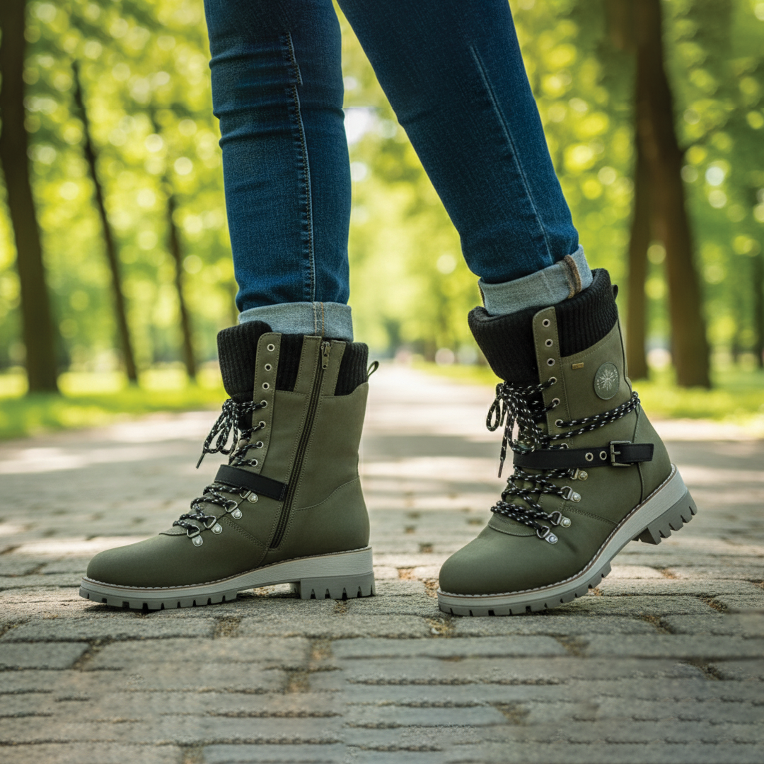 Harper & Lane Sara - Lace-Up Winter Boots