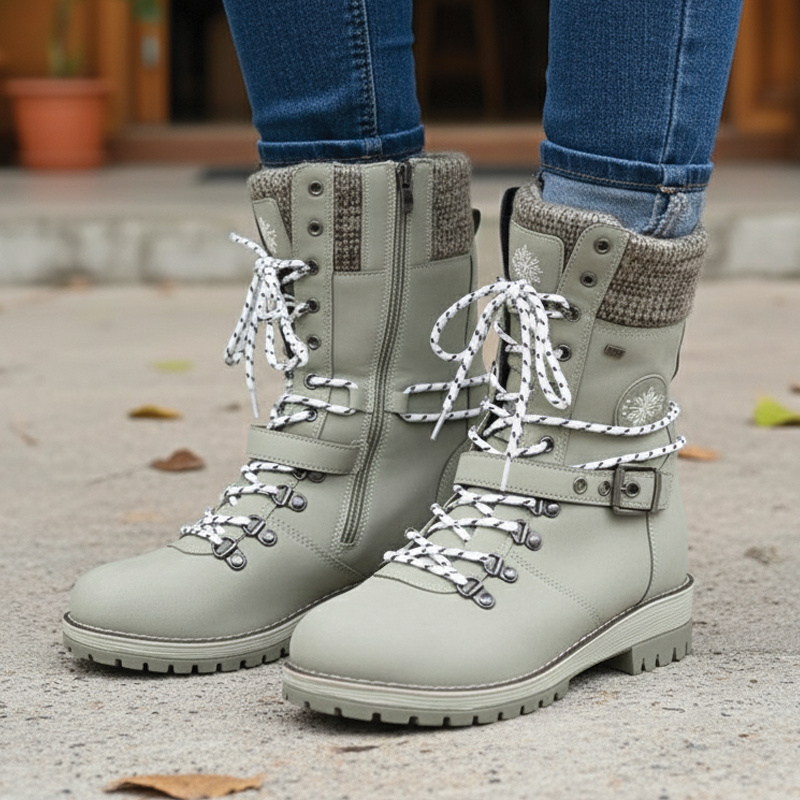 Harper & Lane Sara - Lace-Up Winter Boots
