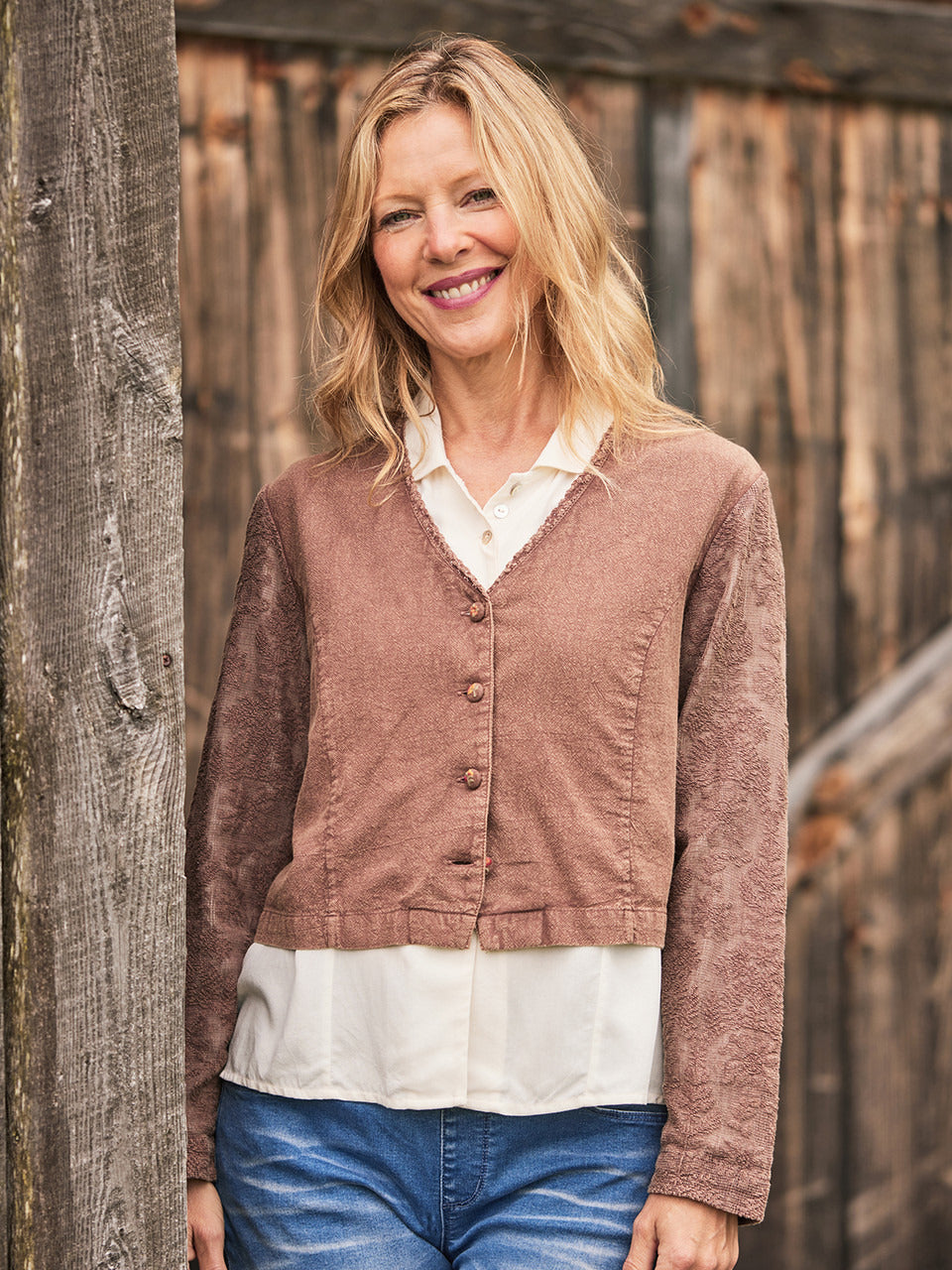April Cornell Prairie Cropped Jacket