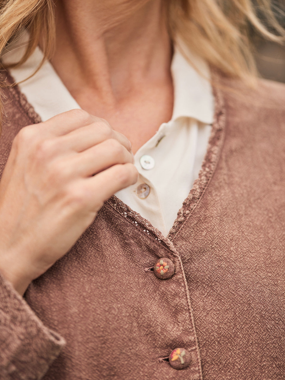 April Cornell Prairie Cropped Jacket