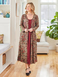 April Cornell Shimmering Rose Duster