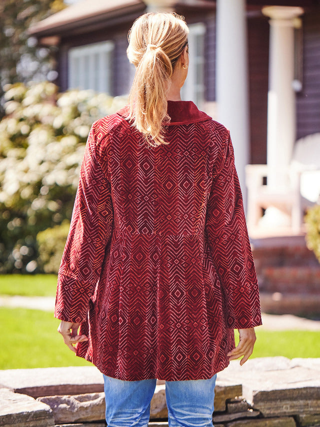 April Cornell Shanghi Velvet Jacket
