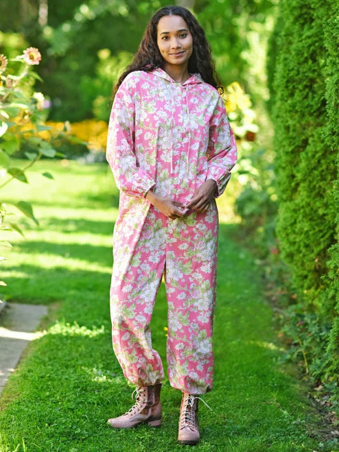 April Cornell Apple Blossom Painter's Suit - Pink