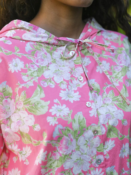 April Cornell Apple Blossom Painter's Suit - Pink