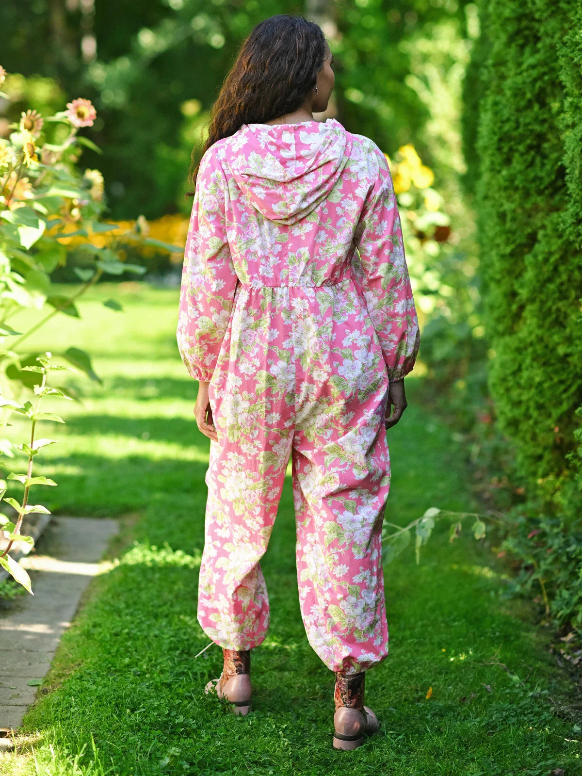 April Cornell Apple Blossom Painter's Suit - Pink