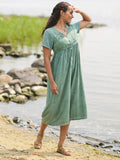 April Cornell Genuinely Jess Jumpsuit - Sunwashed Green