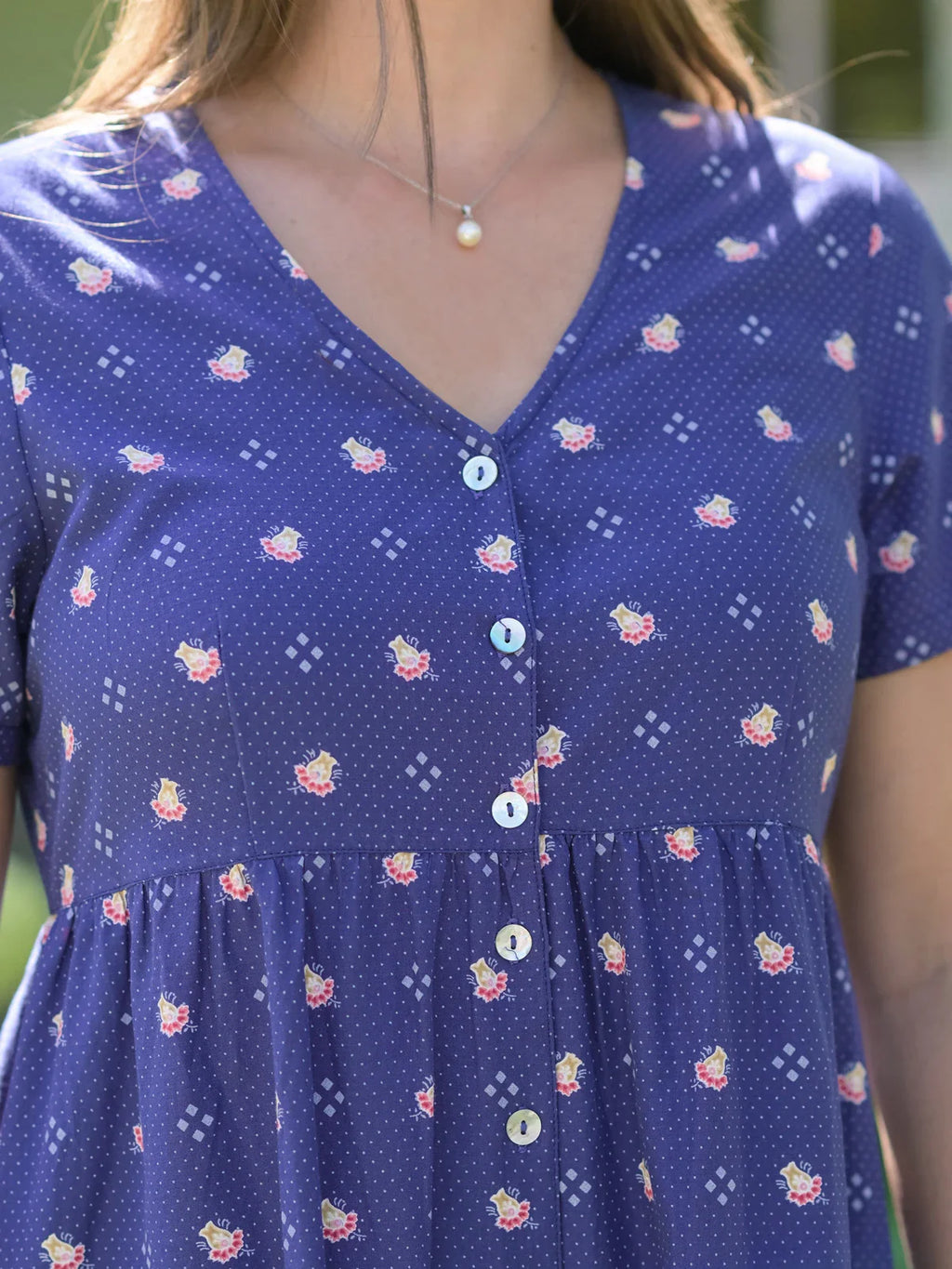 April Cornell Seascape Jumpsuit - Navy