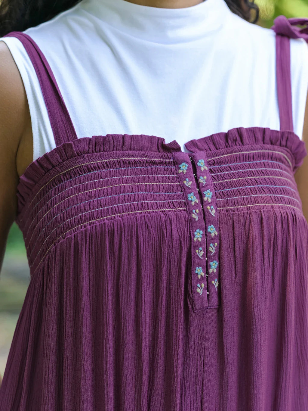April Cornell Weslie Jumpsuit - Plum