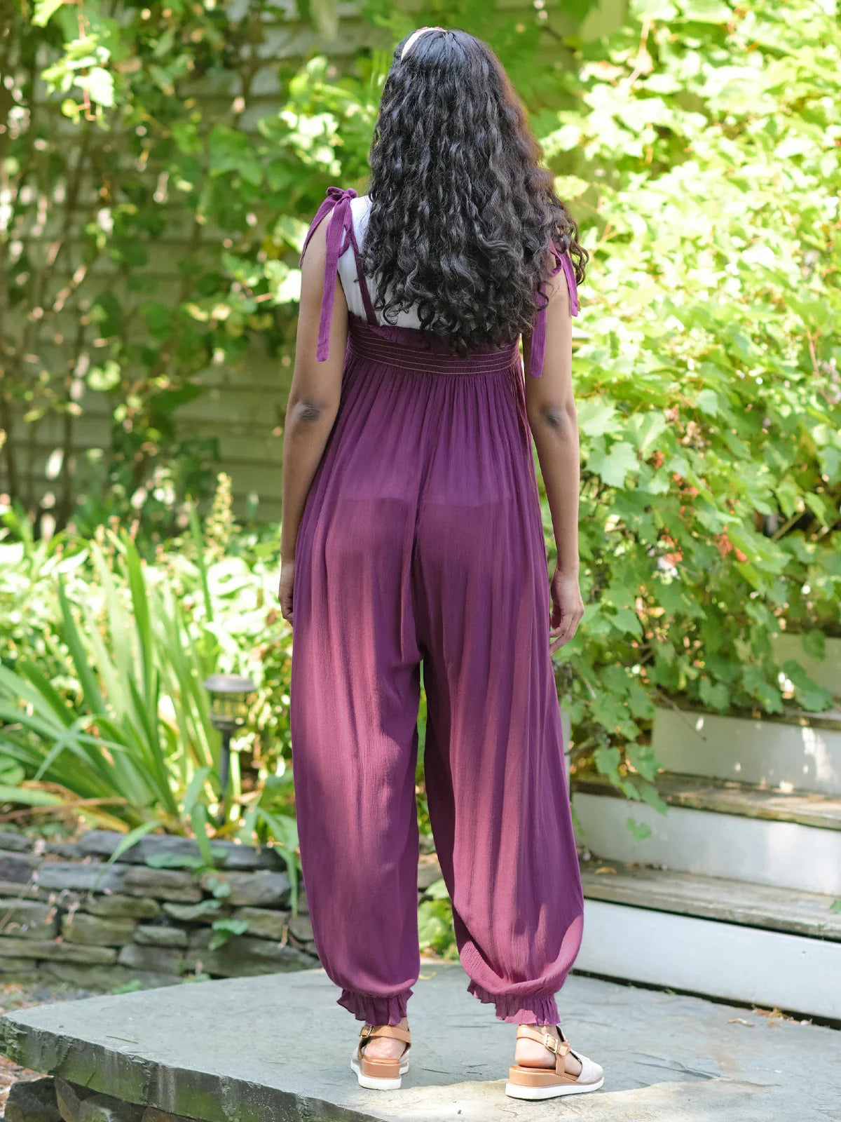 April Cornell Weslie Jumpsuit - Plum