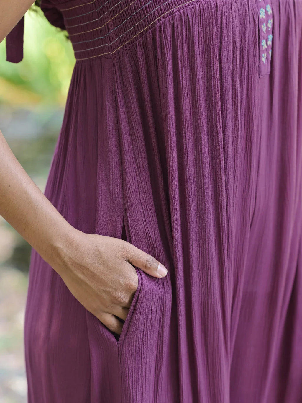 April Cornell Weslie Jumpsuit - Plum