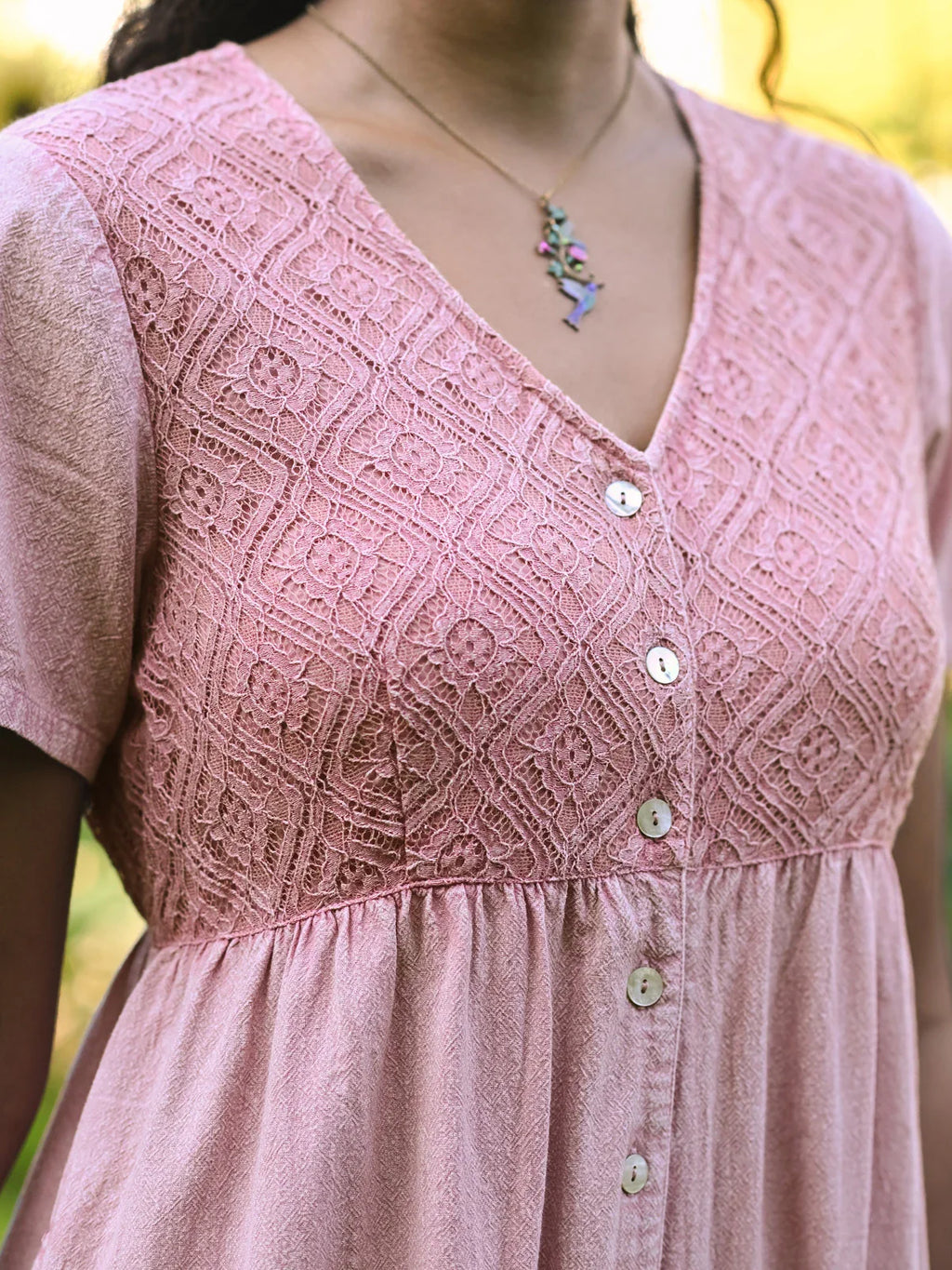 April Cornell Meg Sunwashed Jumpsuit - Soft Rose